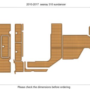 1 Kit EVA foam boat flooring 2010-2017 Sea Ray 310 sundancer