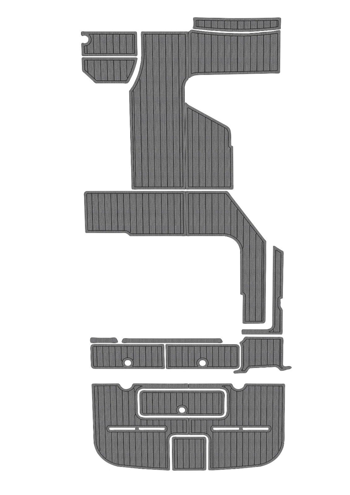 1 Kit EVA foam boat flooring 2010-2017 Sea Ray 310 sundancer