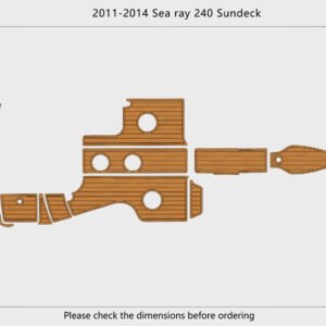 1 Kit EVA foam boat flooring 2011-2014 Sea Ray 240 Sundeck
