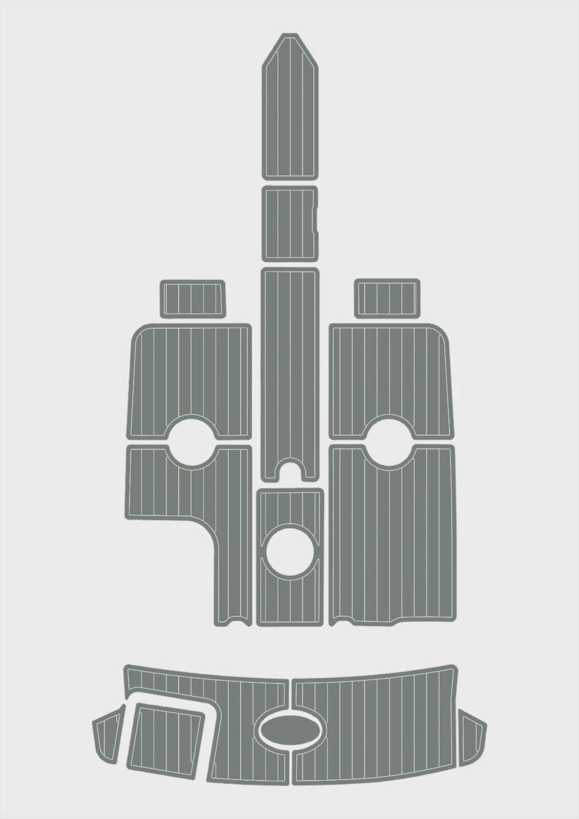 1 Kit EVA foam boat flooring 2011 Sea Ray 230 SLX