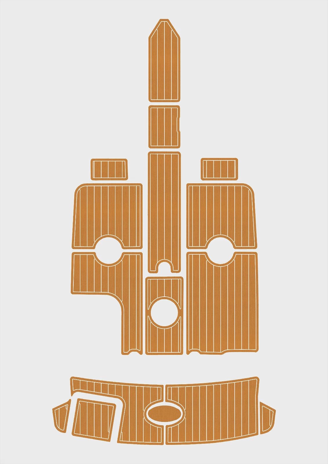 1 Kit EVA foam boat flooring 2011 Sea Ray 230 SLX