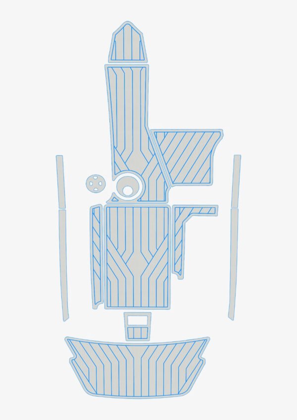 EVA foam boat flooring 2012-2016 Malibu 22 MXZ (13) 1 Kit EVA foam boat flooring 2012-2016 Malibu 22 MXZ