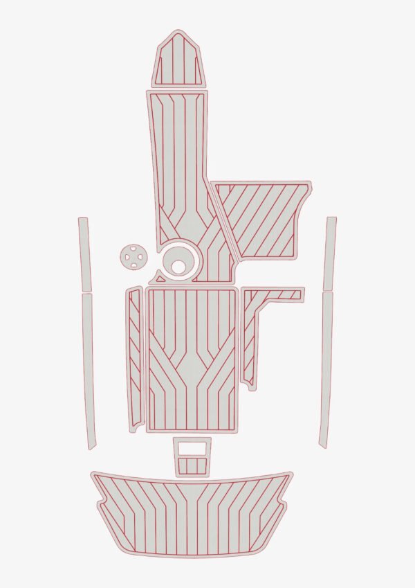 EVA foam boat flooring 2012-2016 Malibu 22 MXZ (14) 1 Kit EVA foam boat flooring 2012-2016 Malibu 22 MXZ