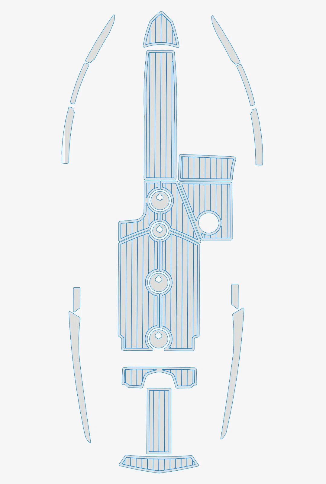 EVA foam boat flooring 2012 Mastercraft X30 (18) 1 Kit EVA foam boat flooring 2012 Mastercraft X30