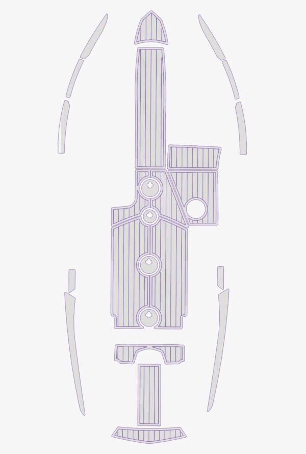 EVA foam boat flooring 2012 Mastercraft X30 (19) 1 Kit EVA foam boat flooring 2012 Mastercraft X30