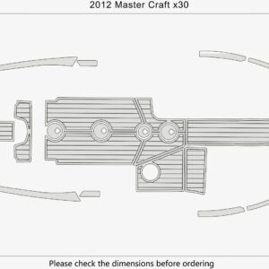 EVA foam boat flooring 2012 Mastercraft X30 (2) 1 Kit EVA foam boat flooring 2012 Mastercraft X30