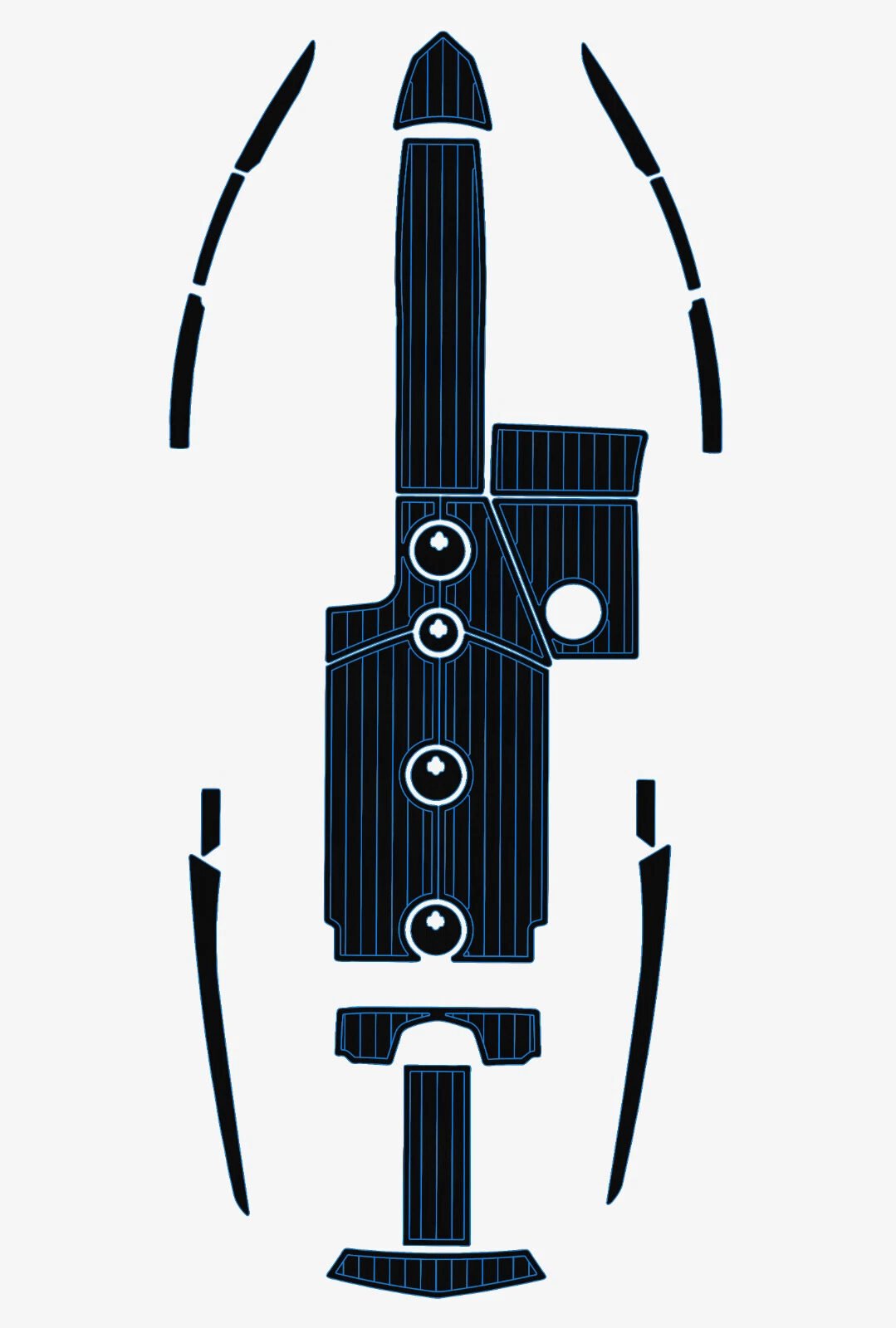EVA foam boat flooring 2012 Mastercraft X30 (5) 1 Kit EVA foam boat flooring 2012 Mastercraft X30