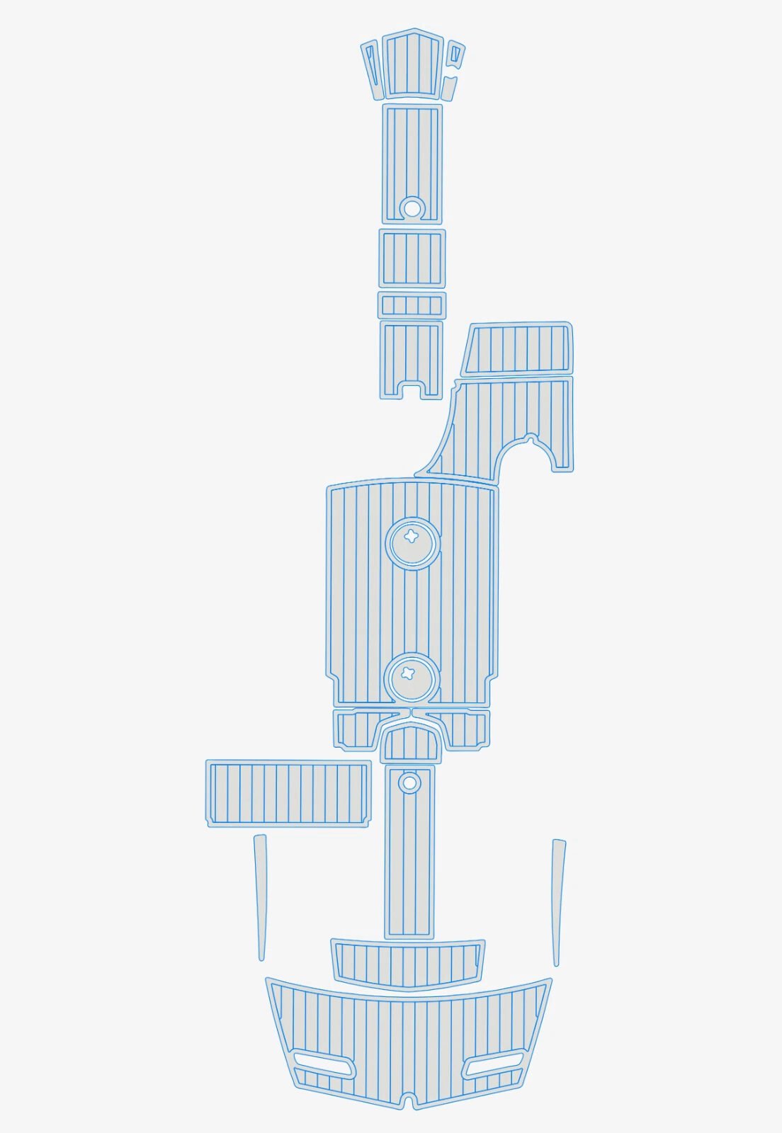 EVA foam boat flooring 2013-2017 Mastercraft XSTAR (19) 1 Kit EVA foam boat flooring 2013-2017 Mastercraft XSTAR