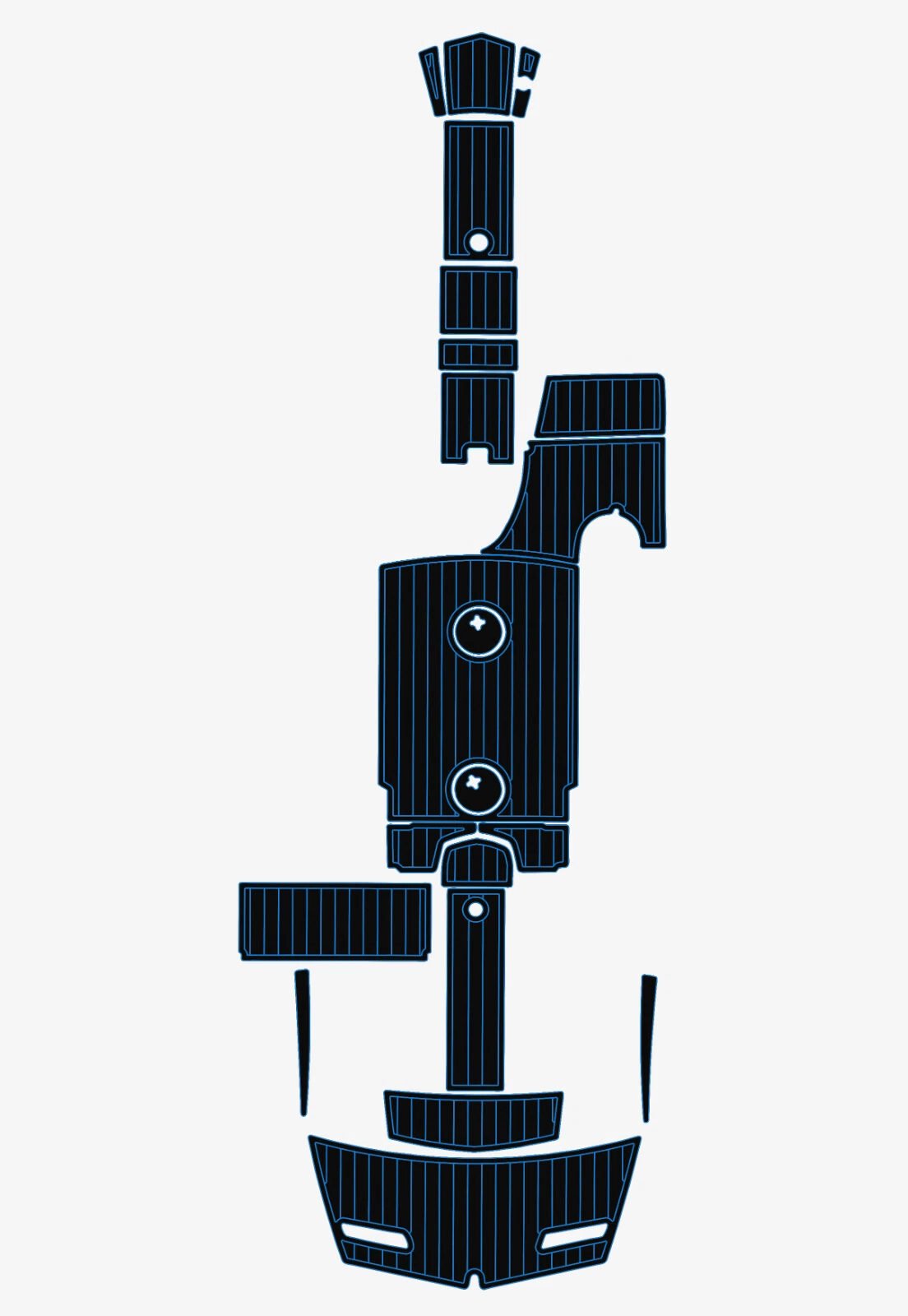 EVA foam boat flooring 2013-2017 Mastercraft XSTAR (7) 1 Kit EVA foam boat flooring 2013-2017 Mastercraft XSTAR