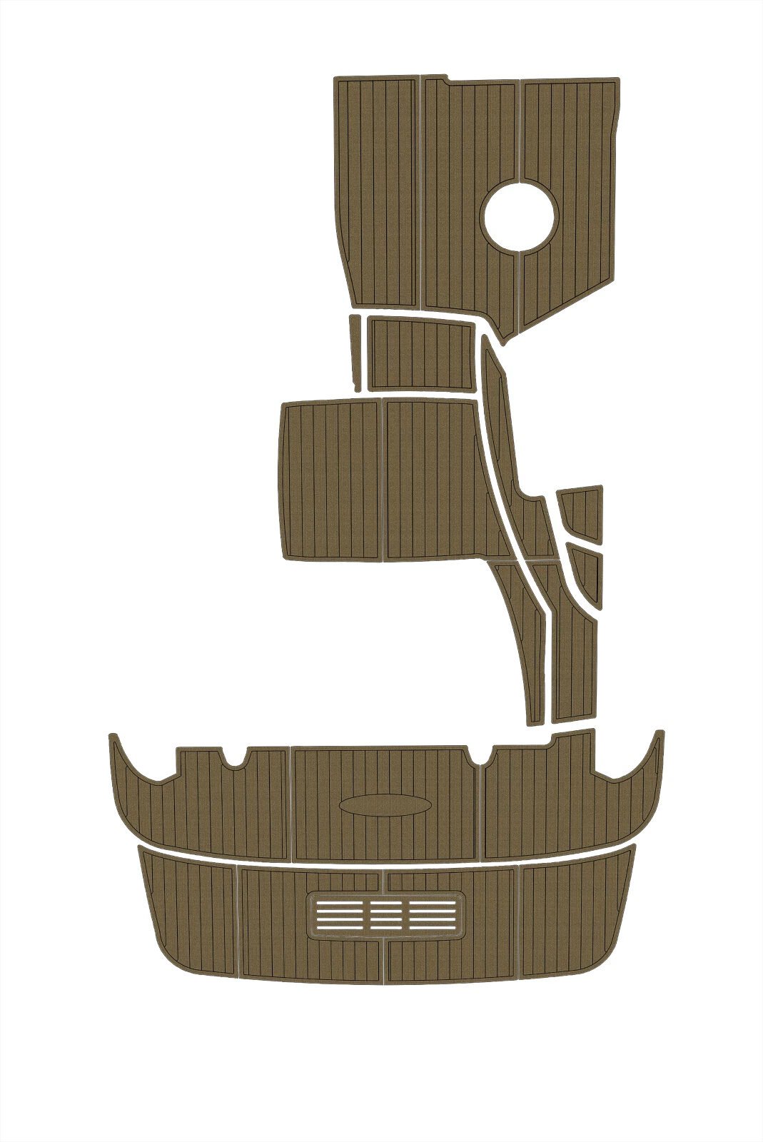 EVA foam boat flooring 2013-2019 Sea Ray 350 sundancer (11) 1 Kit EVA foam boat flooring 2013-2019 Sea Ray 350 sundancer