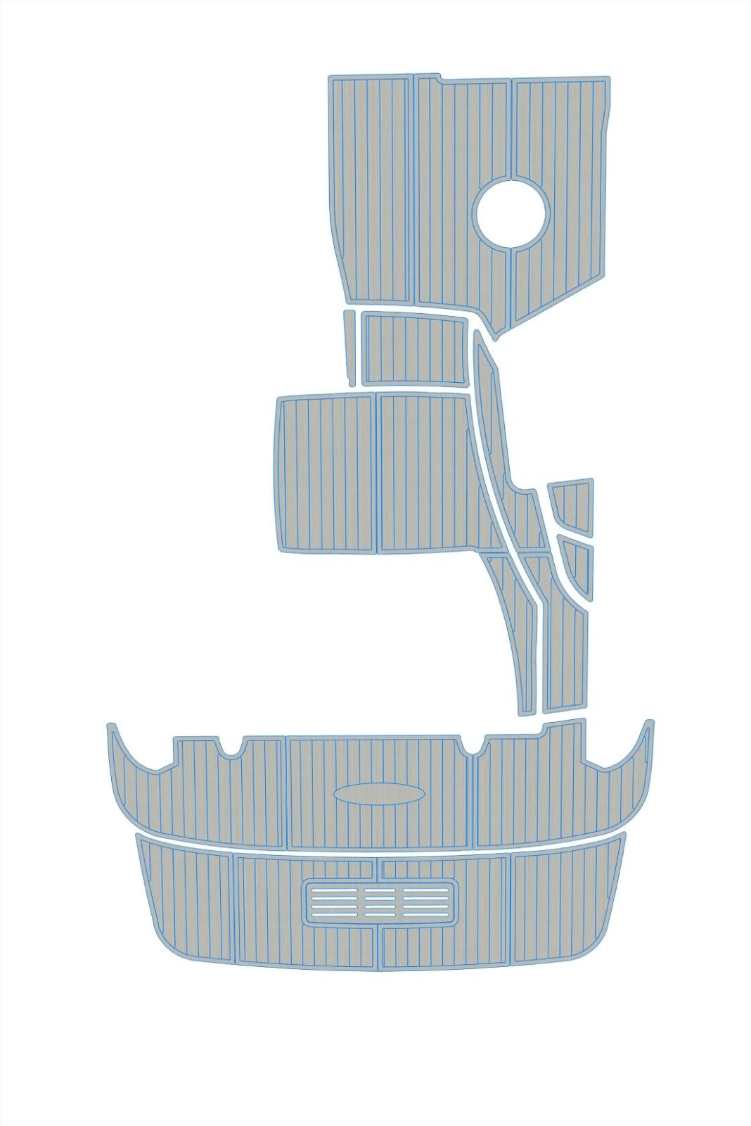 EVA foam boat flooring 2013-2019 Sea Ray 350 sundancer (15) 1 Kit EVA foam boat flooring 2013-2019 Sea Ray 350 sundancer