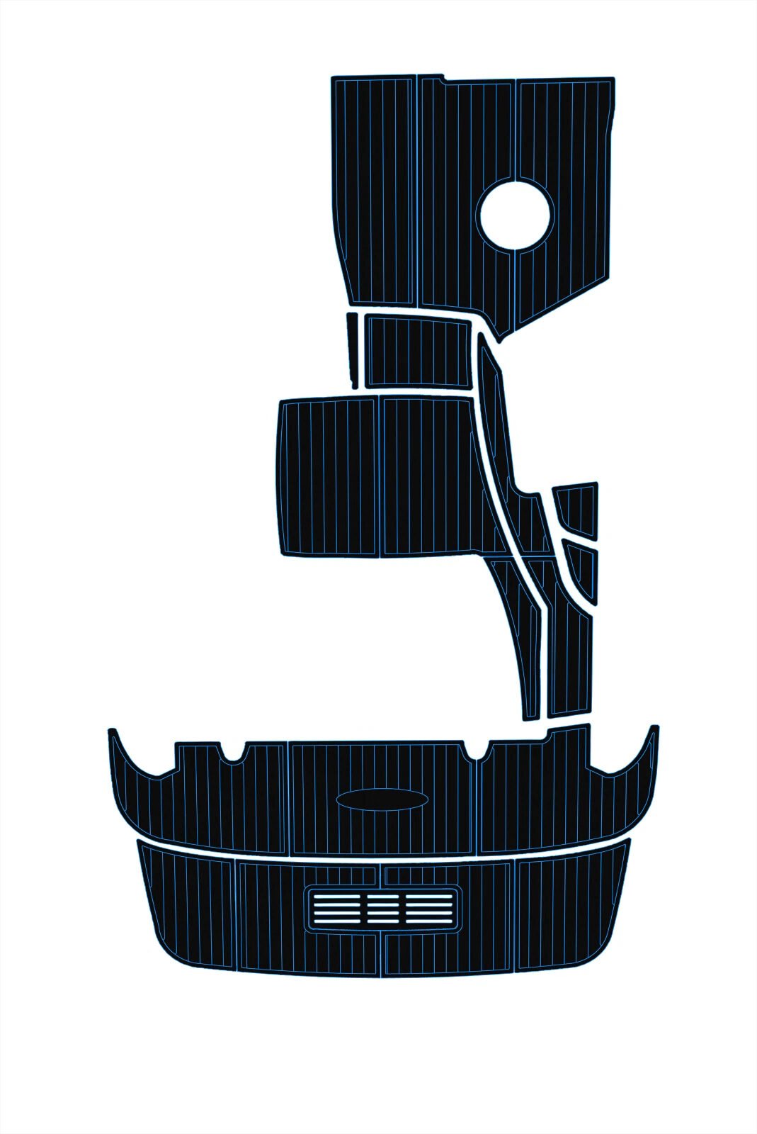 EVA foam boat flooring 2013-2019 Sea Ray 350 sundancer (3) 1 Kit EVA foam boat flooring 2013-2019 Sea Ray 350 sundancer
