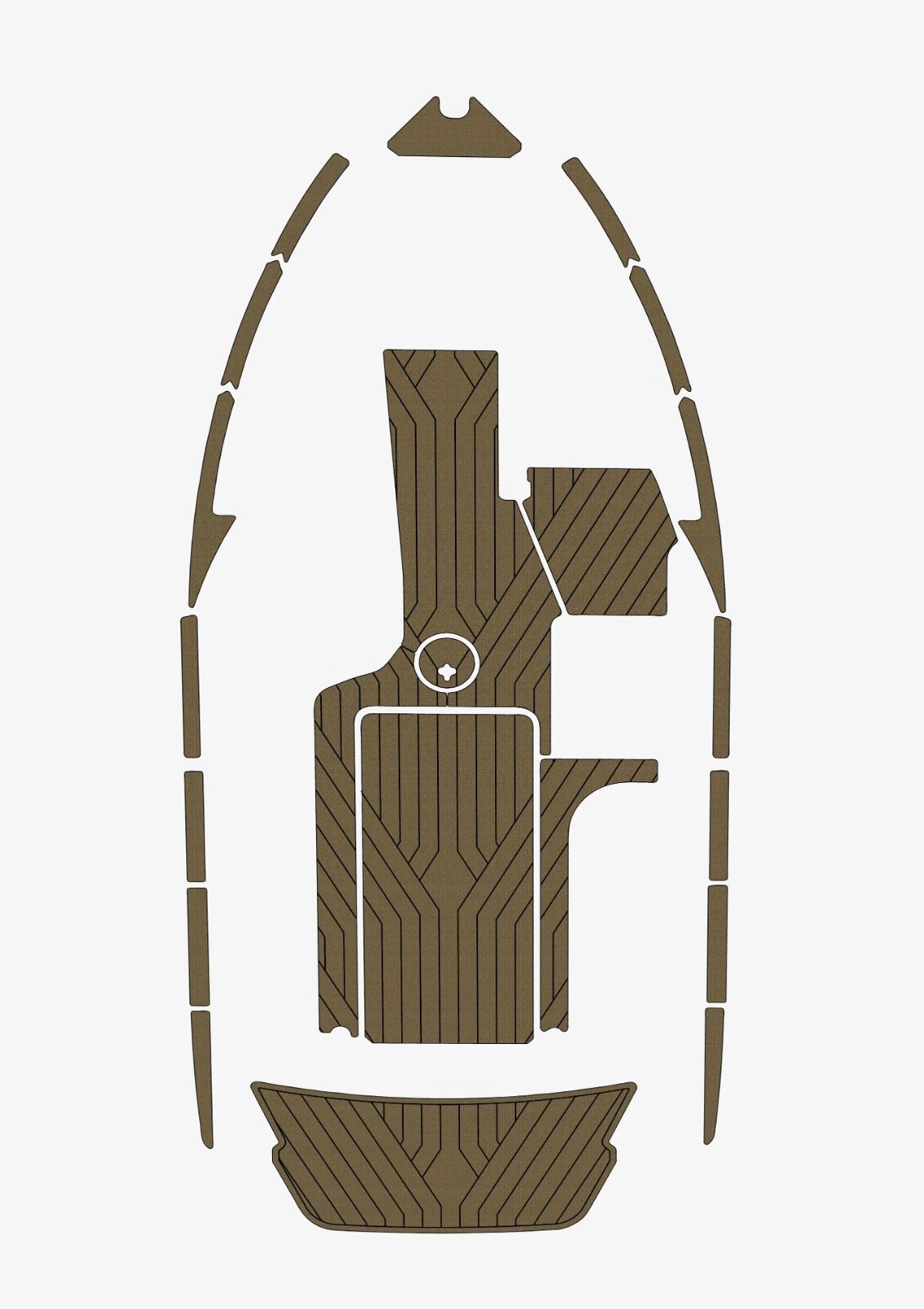 1 Kit EVA foam boat flooring 2015-2017 Malibu 23 LSV