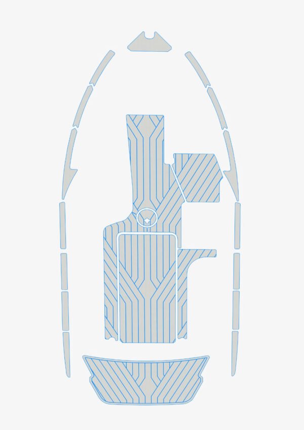 EVA foam boat flooring 2015-2017 Malibu 23 LSV (8) 1 Kit EVA foam boat flooring 2015-2017 Malibu 23 LSV