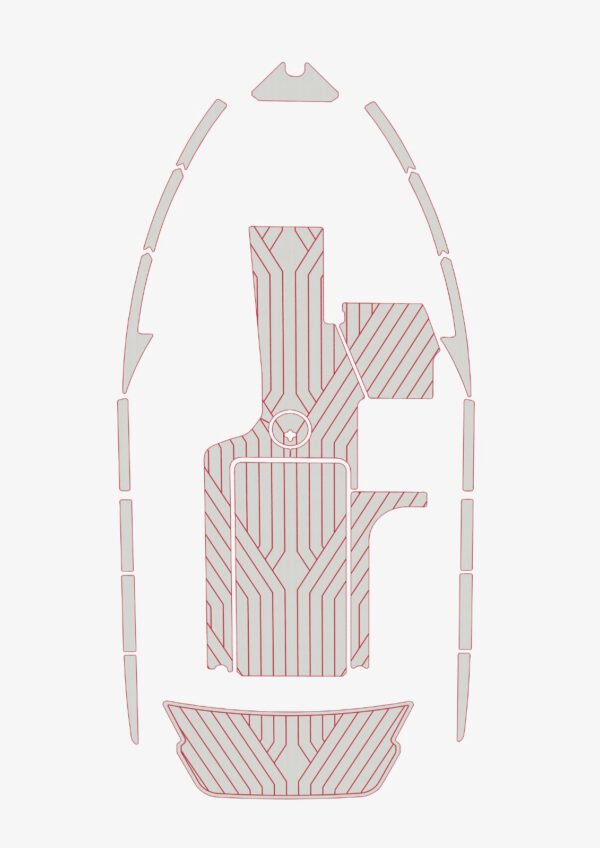 EVA foam boat flooring 2015-2017 Malibu 23 LSV (9) 1 Kit EVA foam boat flooring 2015-2017 Malibu 23 LSV