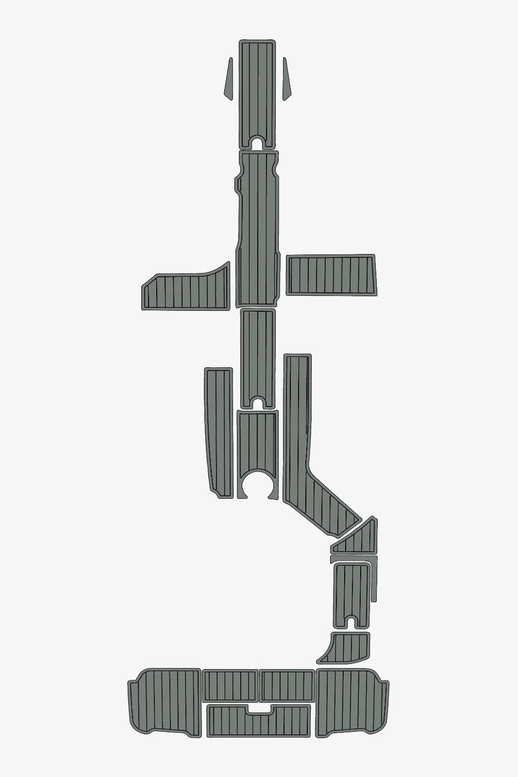 1 Kit EVA foam boat flooring 2015-2017 Sea Ray 270 sundeck Inboard