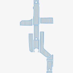 1 Kit EVA foam boat flooring 2015-2017 Sea Ray 270 sundeck Inboard