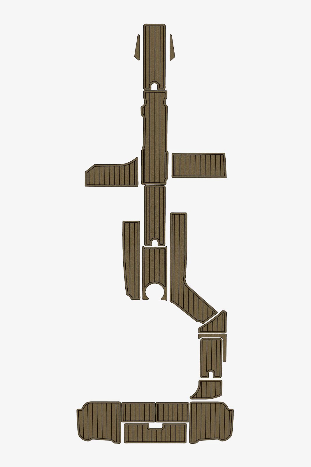 1 Kit EVA foam boat flooring 2015-2017 Sea Ray 270 sundeck Inboard