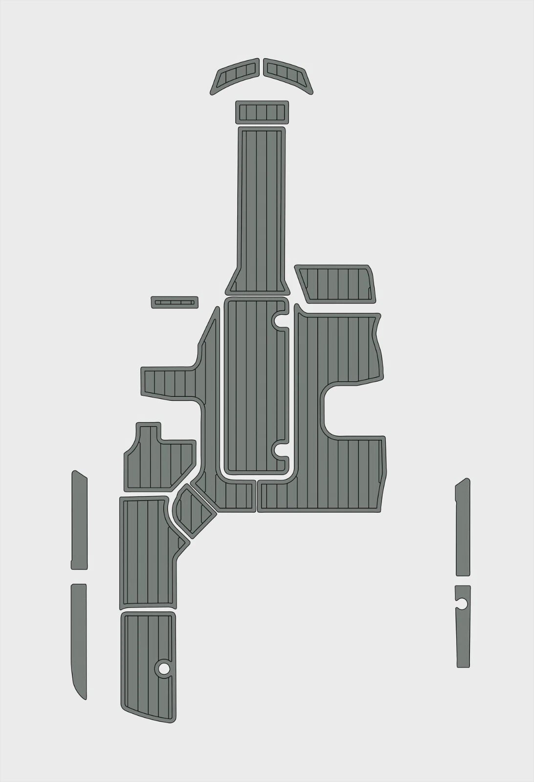 1 Kit EVA foam boat flooring 2015-2019 Sea Ray 19 SPX
