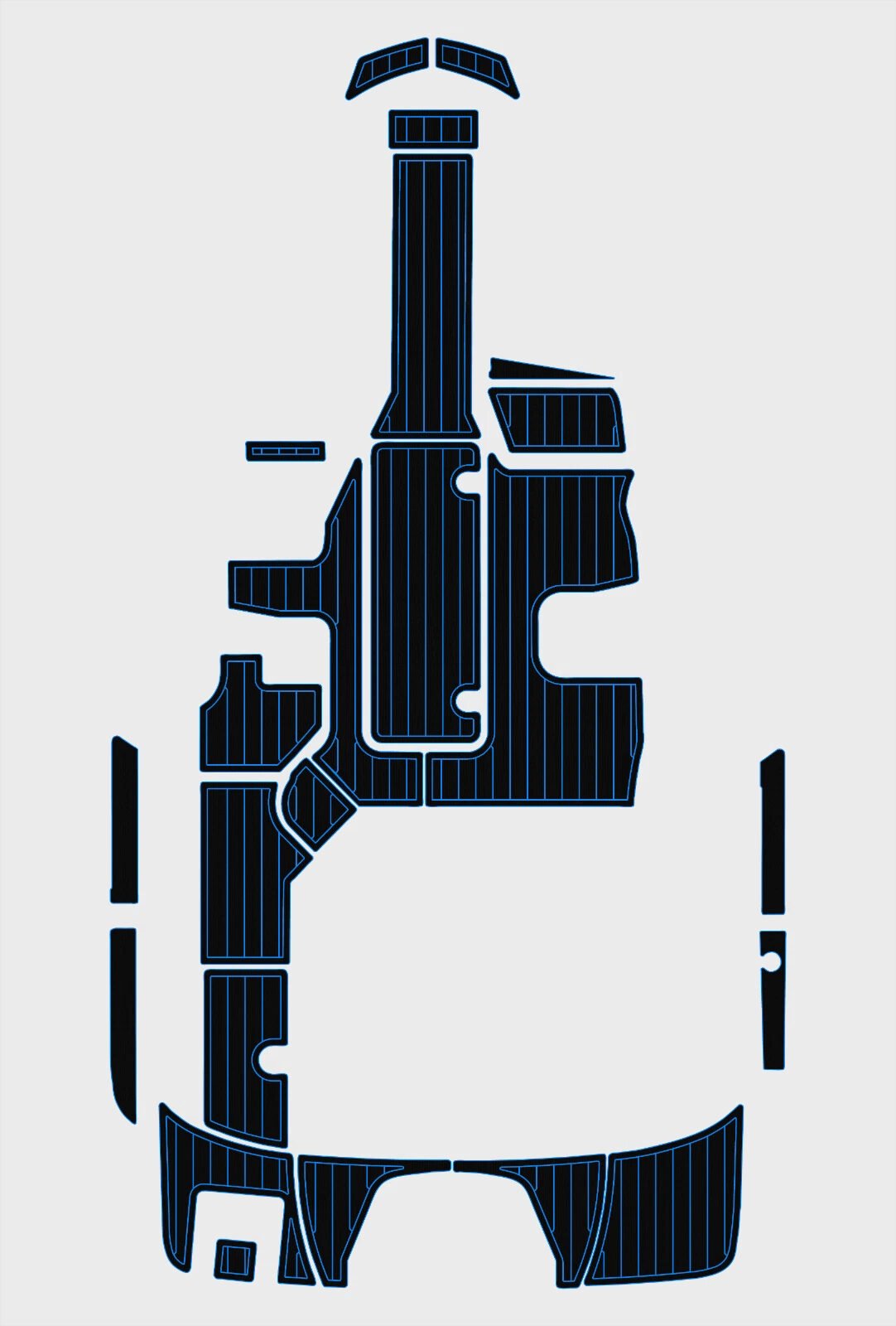 1 Kit EVA foam boat flooring 2015-2019 Sea Ray 19 SPX OUTBOARD