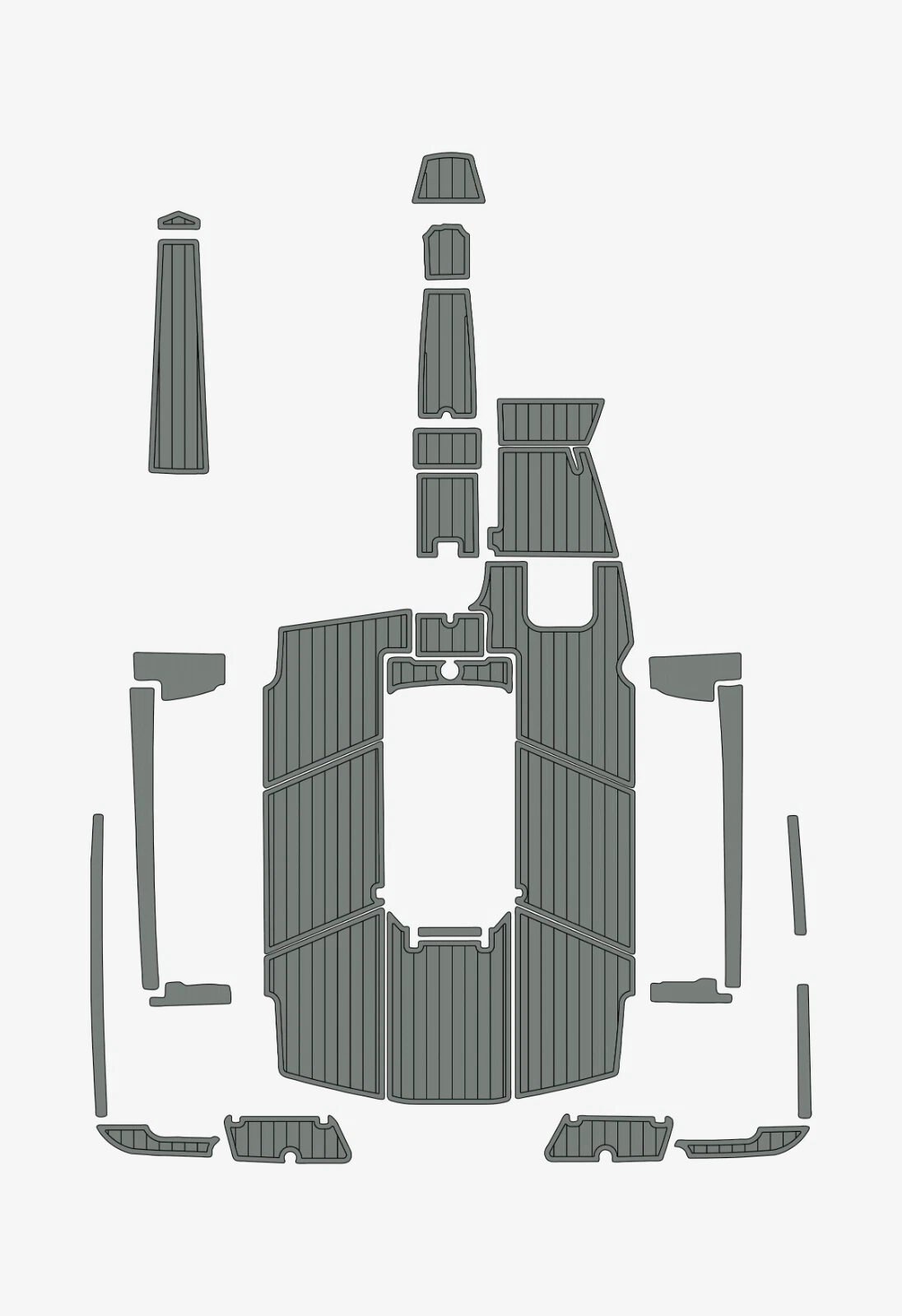 1 Kit EVA foam boat flooring 2016-2018 Mastercraft PROStar