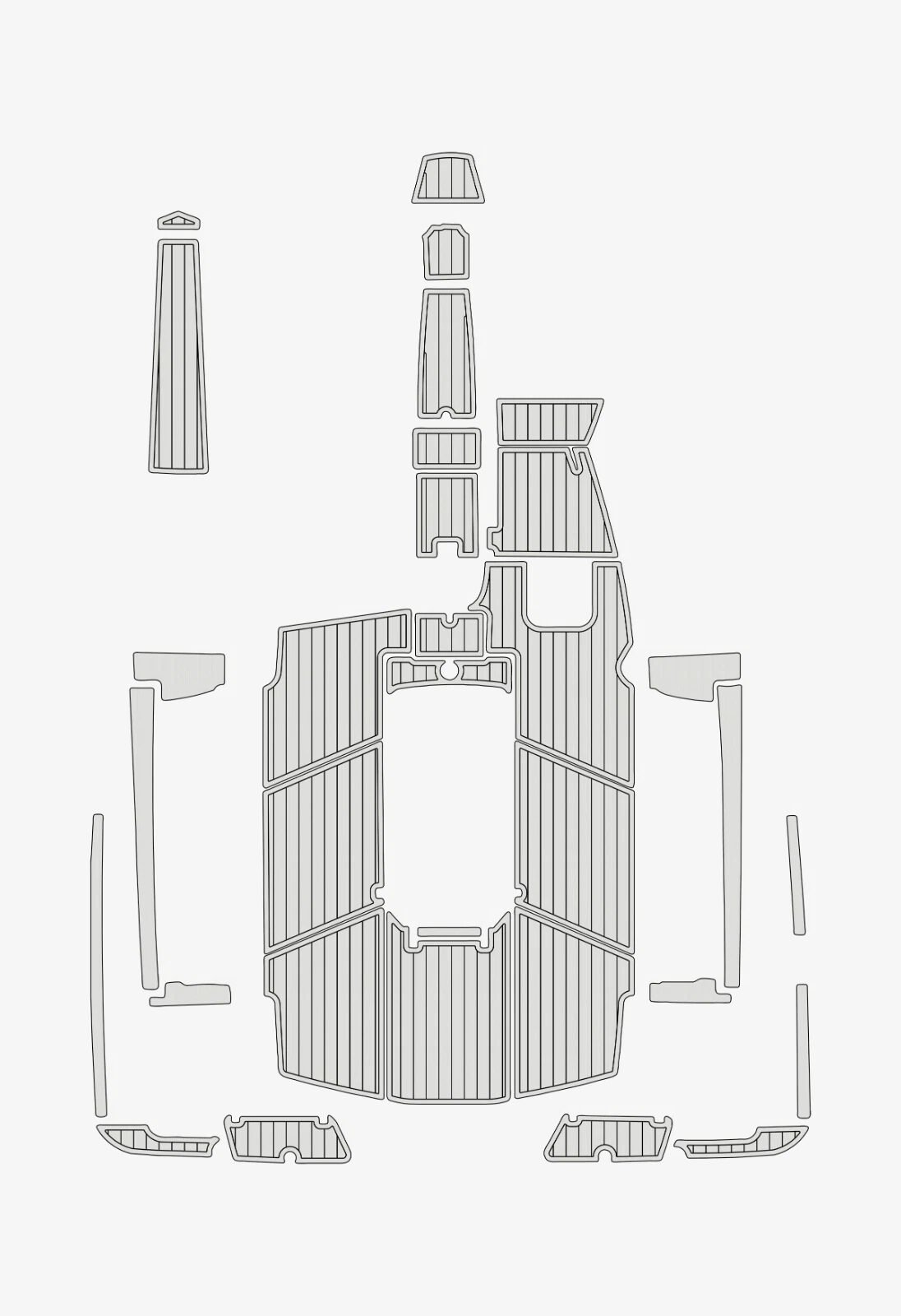 1 Kit EVA foam boat flooring 2016-2018 Mastercraft PROStar
