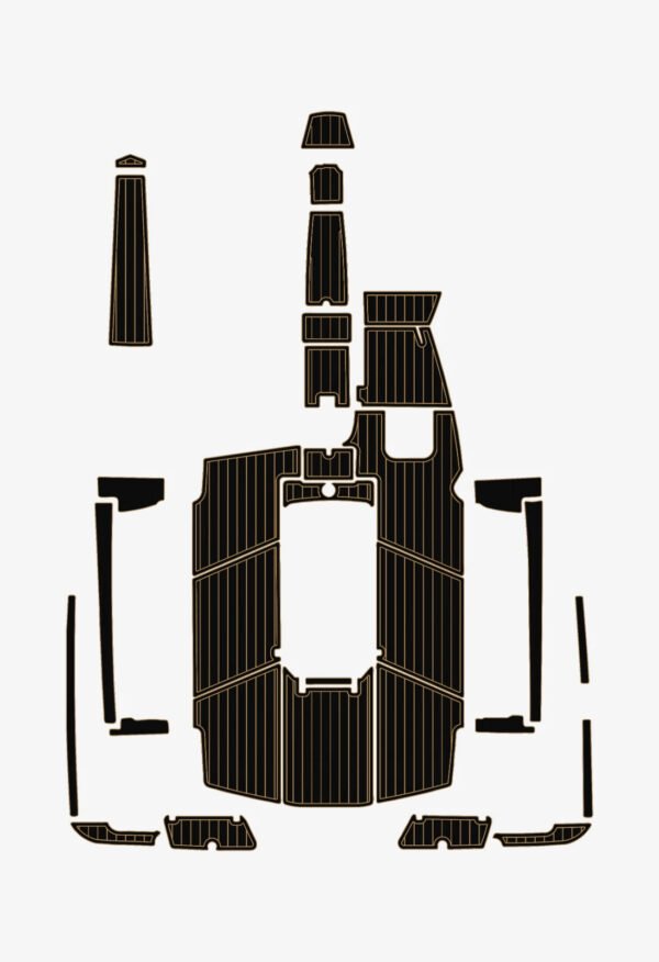 EVA foam boat flooring 2016-2018 Mastercraft PROStar (7) 1 Kit EVA foam boat flooring 2016-2018 Mastercraft PROStar