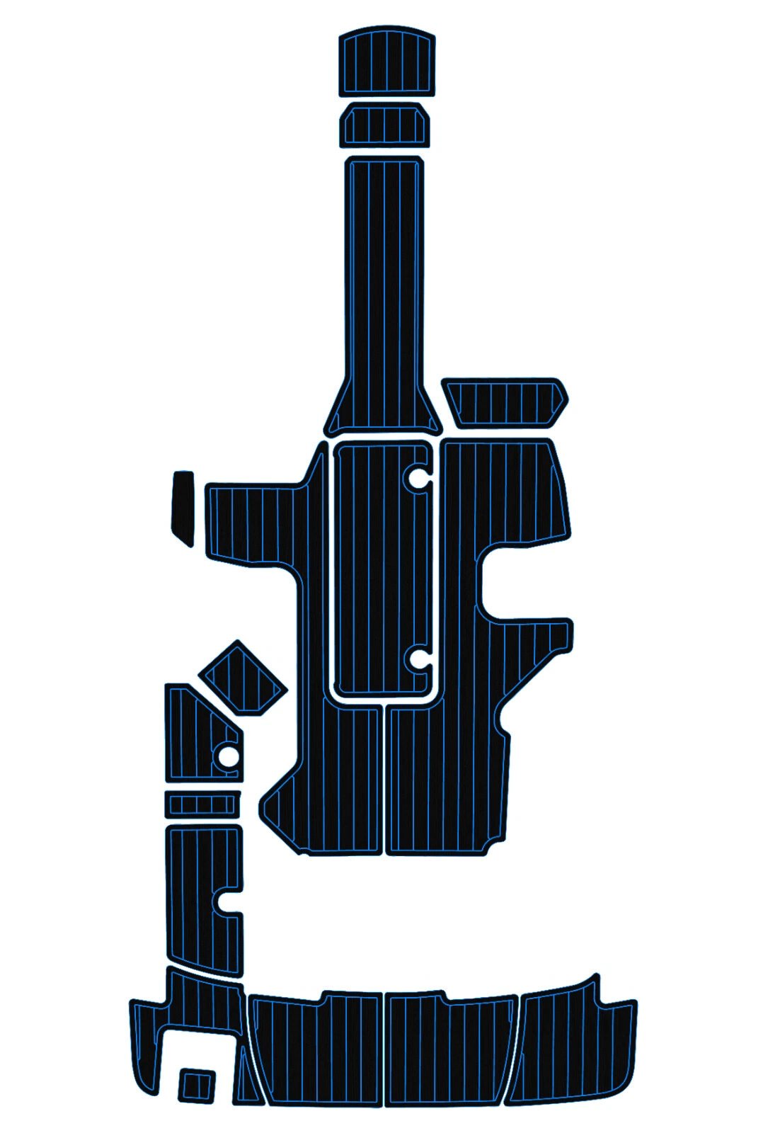 1 Kit EVA foam boat flooring 2017-2021 Sea Ray SPX 210