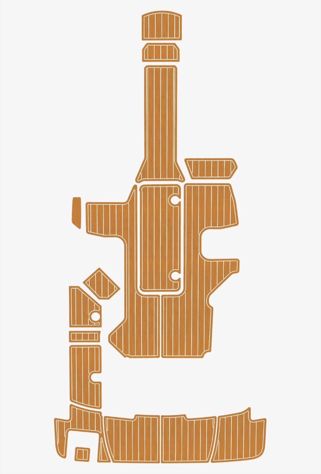 1 Kit EVA foam boat flooring 2017-2021 Sea Ray SPX 210