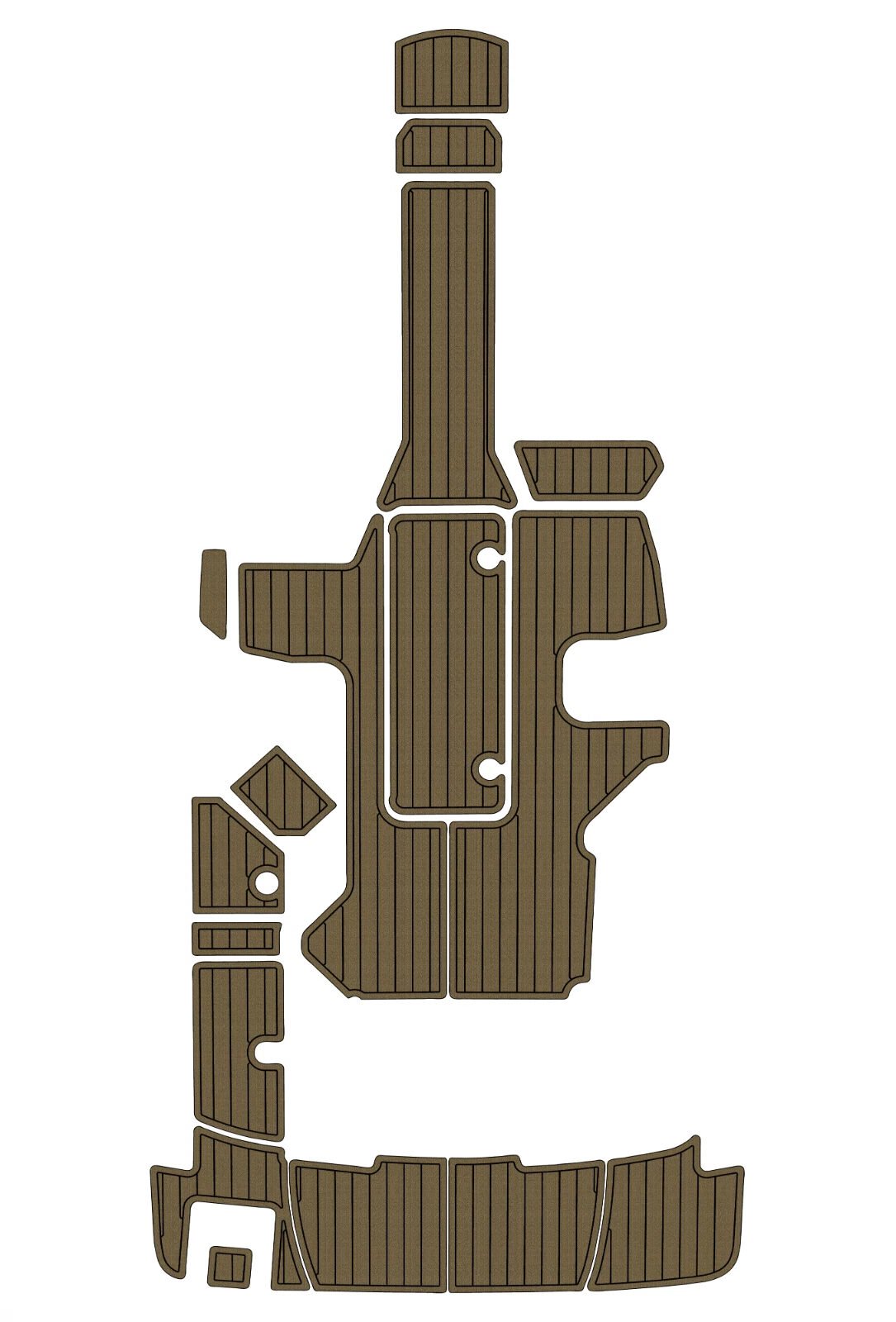 1 Kit EVA foam boat flooring 2017-2021 Sea Ray SPX 210