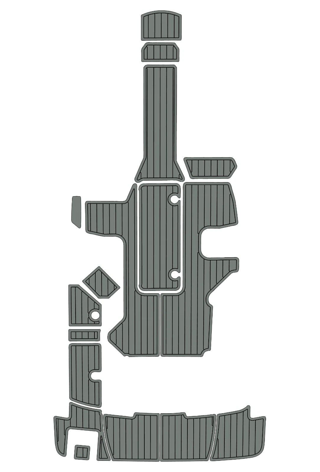 1 Kit EVA foam boat flooring 2017-2021 Sea Ray SPX 210