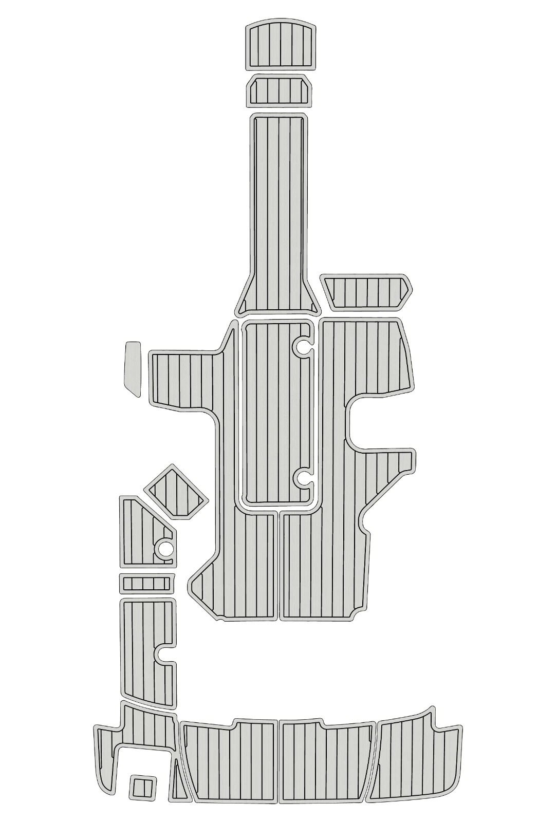 1 Kit EVA foam boat flooring 2017-2021 Sea Ray SPX 210