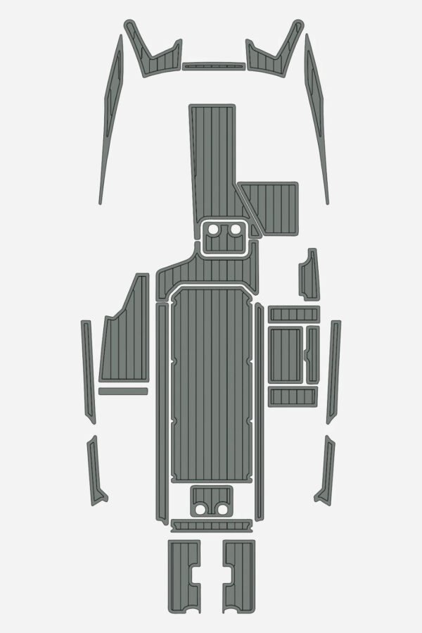 EVA foam boat flooring 2019 Malibu 24 MXZ (12) 1 kit EVA foam boat flooring 2019 Malibu 24 MXZ