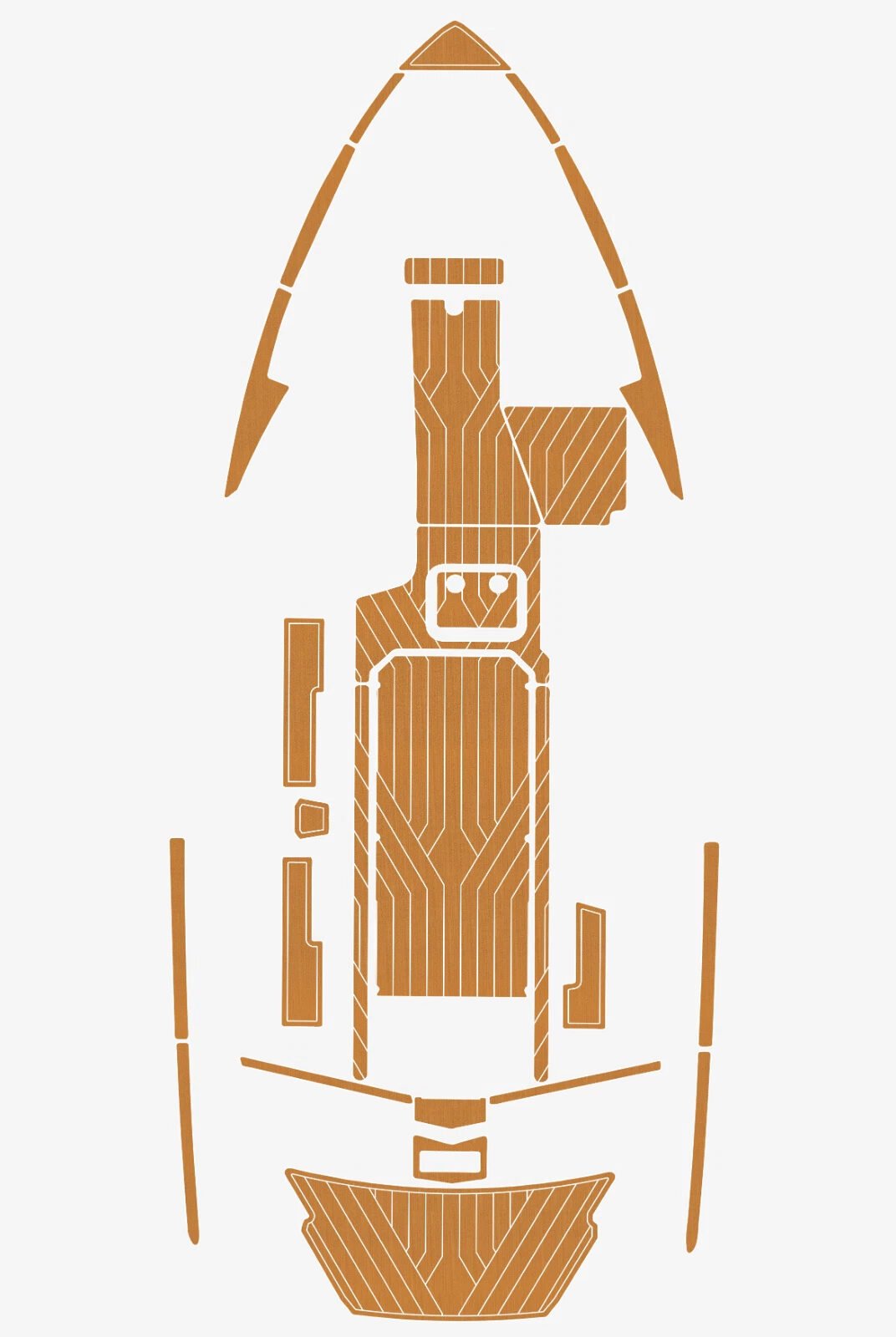 1 Kit EVA foam boat flooring 2019 Malibu 25 LSV