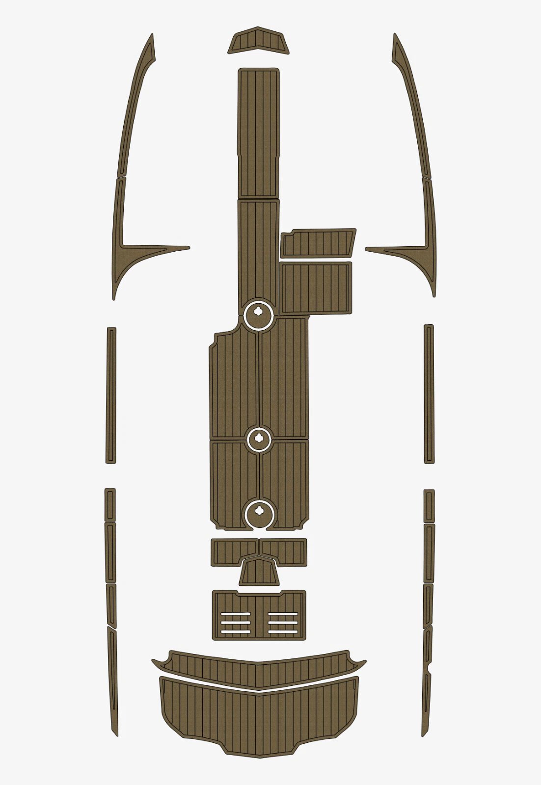 EVA foam boat flooring 2022 Mastercraft NXT24 (11) 1 Kit EVA foam boat flooring 2022 Mastercraft NXT24