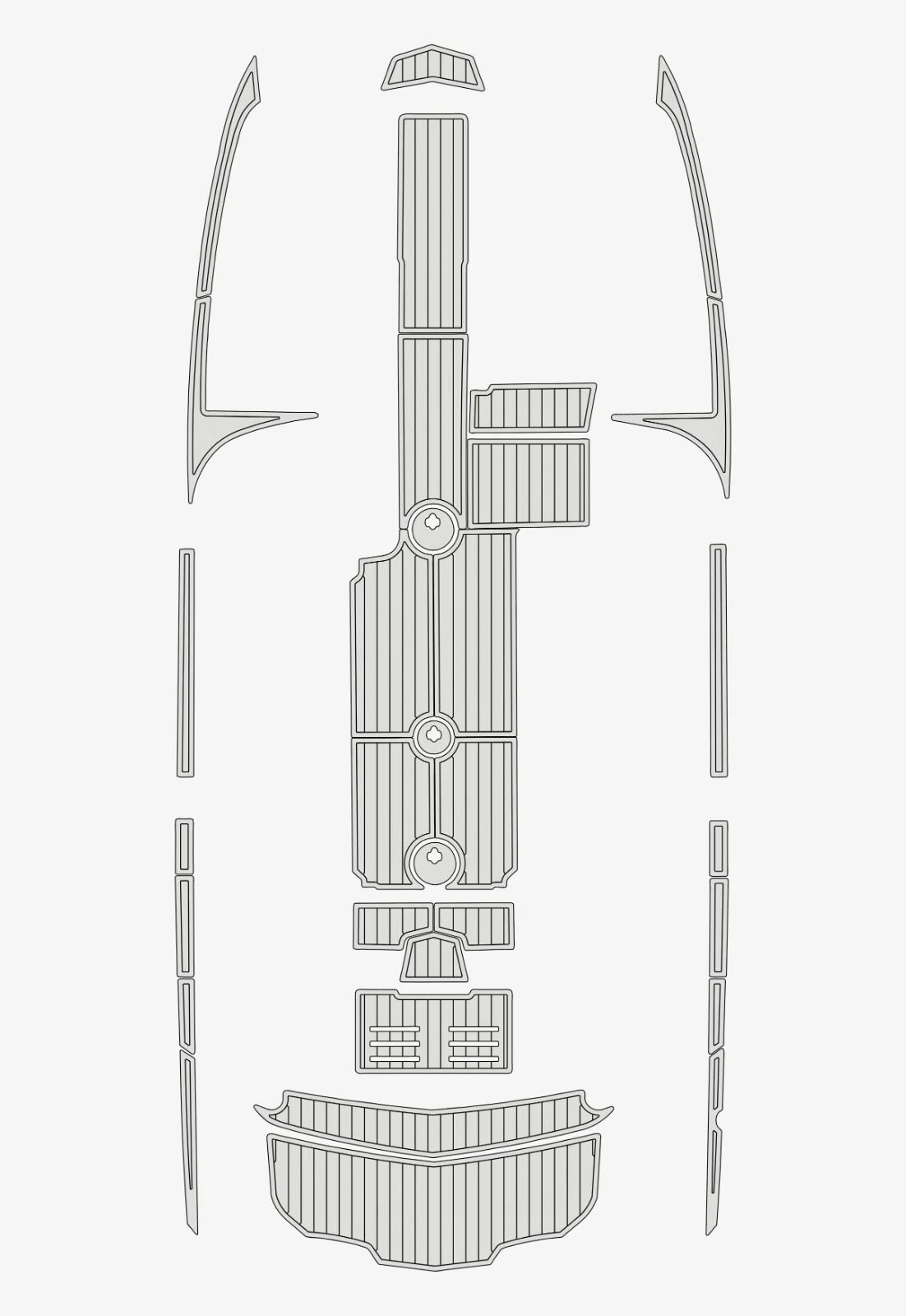 EVA foam boat flooring 2022 Mastercraft NXT24 (14) 1 Kit EVA foam boat flooring 2022 Mastercraft NXT24