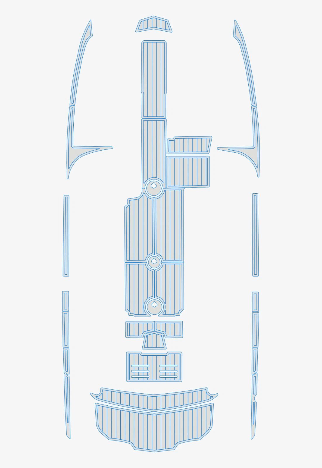 EVA foam boat flooring 2022 Mastercraft NXT24 (15) 1 Kit EVA foam boat flooring 2022 Mastercraft NXT24