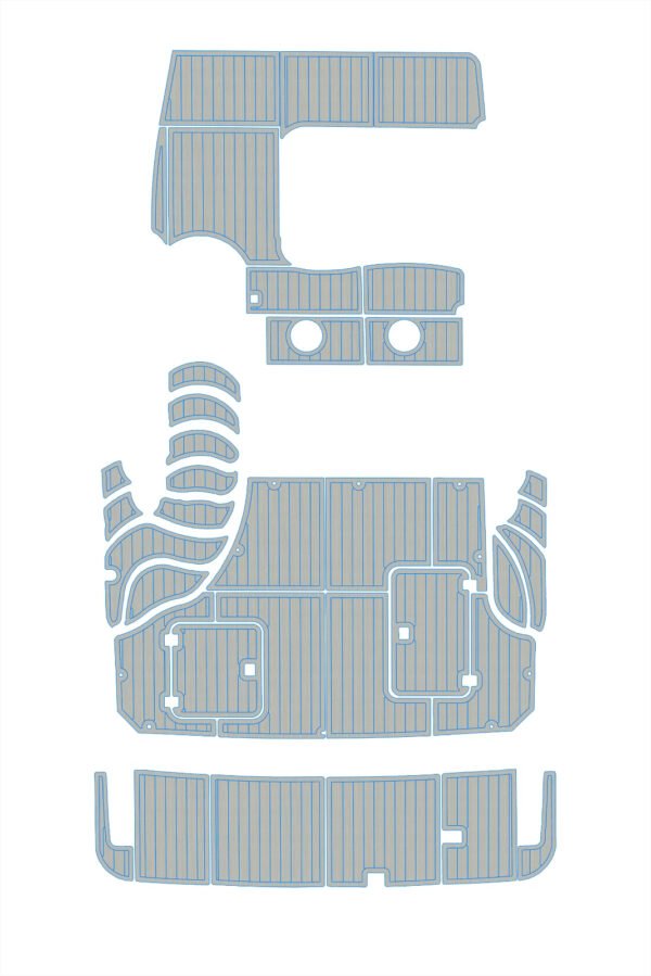 EVA foam boat flooring 6mm 2008 Carver 360 (9) 1 Kit EVA foam boat flooring 6mm 2008 Carver 360