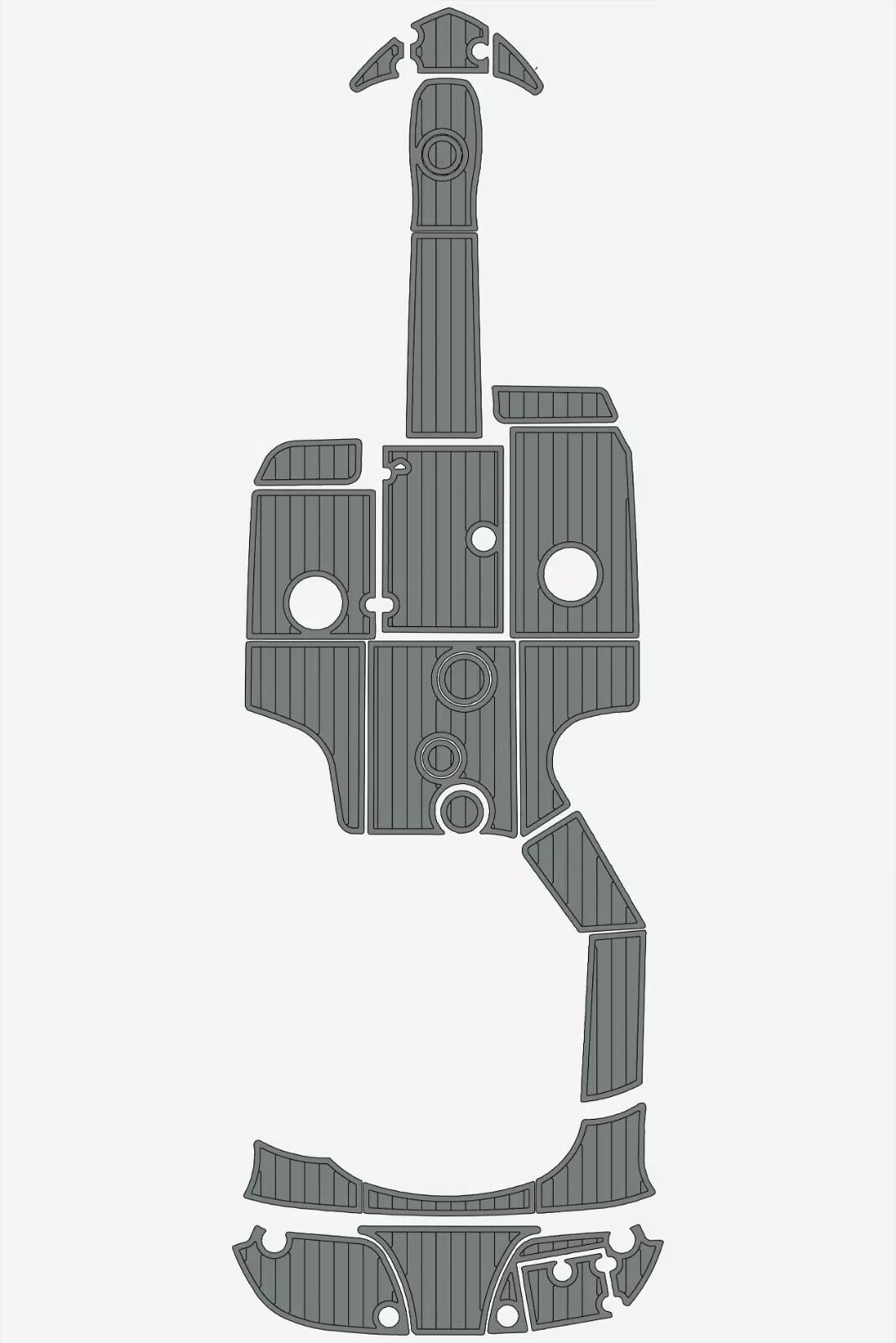 EVA foam floor 2006-2010 Crownline 230 LS (11) 1 Kit EVA foam floor 2006-2010 Crownline 230 LS