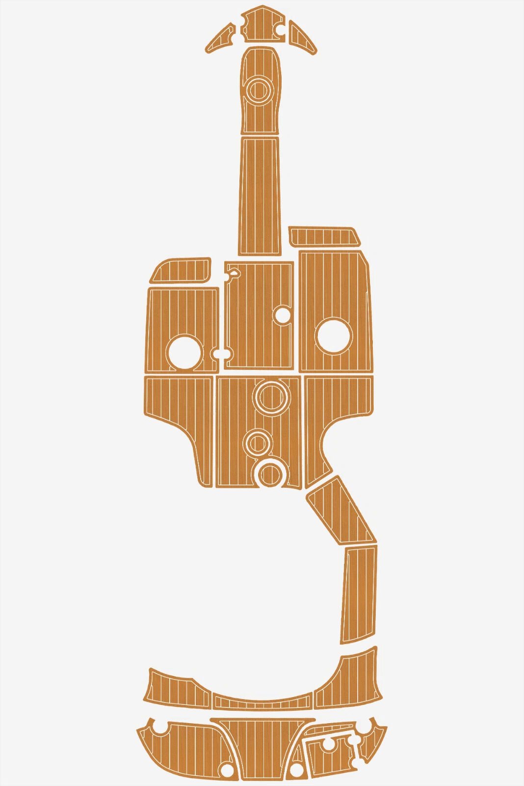 EVA foam floor 2006-2010 Crownline 230 LS (9) 1 Kit EVA foam floor 2006-2010 Crownline 230 LS