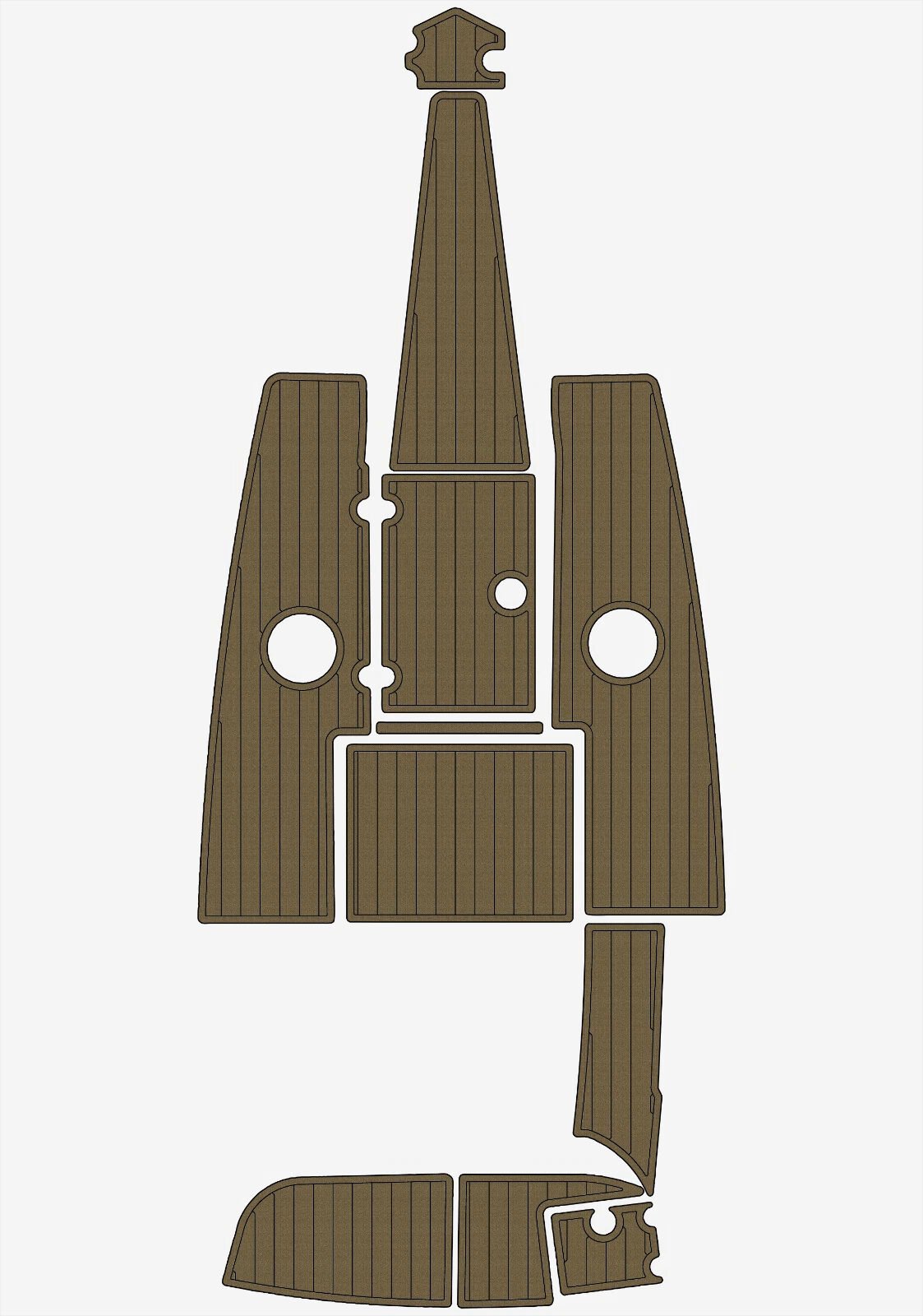 EVA foam floor 2007-2013 Crownline 21 SS LPX (10) 1 Kit EVA foam boat flooring 2007-2013 Crownline 21 SS LPX