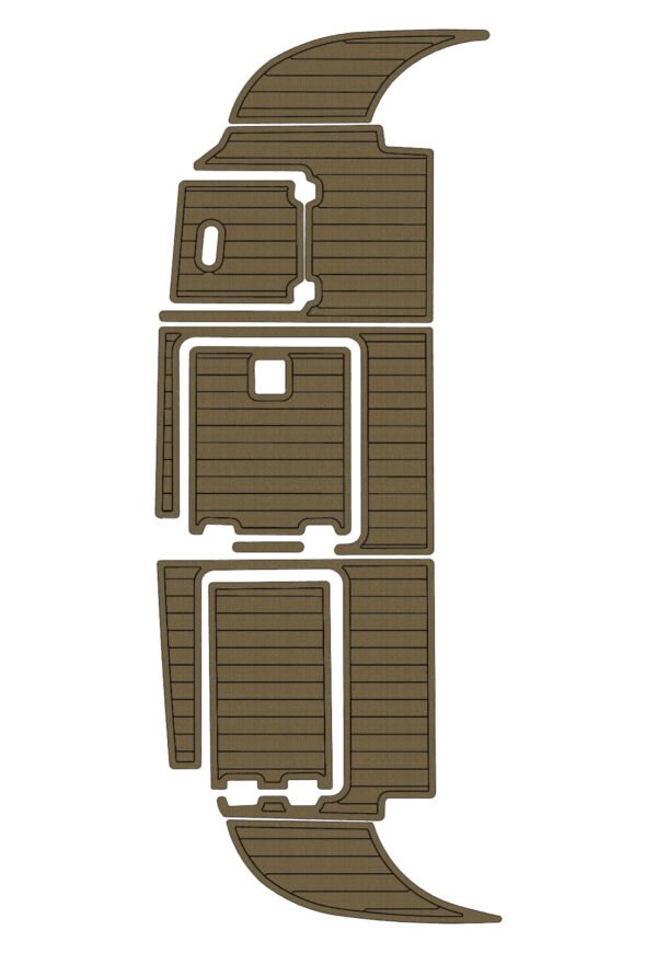 EVA foam flooring faux teak 2003 Carver 370 (11) 1 Kit EVA foam flooring faux teak 2003 Carver 370