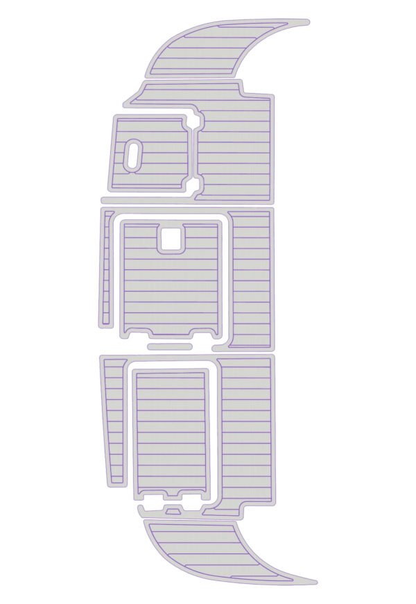 EVA foam flooring faux teak 2003 Carver 370 (14) 1 Kit EVA foam flooring faux teak 2003 Carver 370