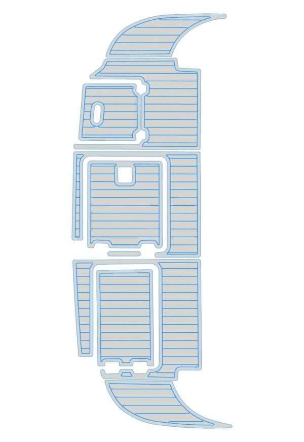 EVA foam flooring faux teak 2003 Carver 370 (16) 1 Kit EVA foam flooring faux teak 2003 Carver 370