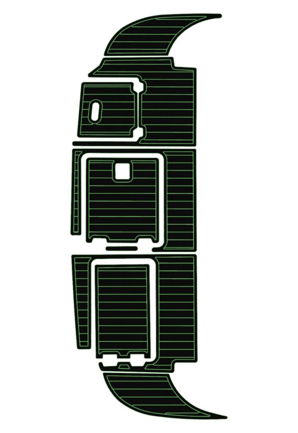 EVA foam flooring faux teak 2003 Carver 370 (6) 1 Kit EVA foam flooring faux teak 2003 Carver 370