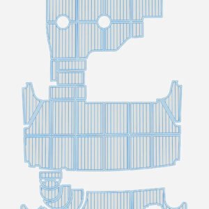 1 Kit EVA foam marine deck flooring 2005-2007 Carver 36