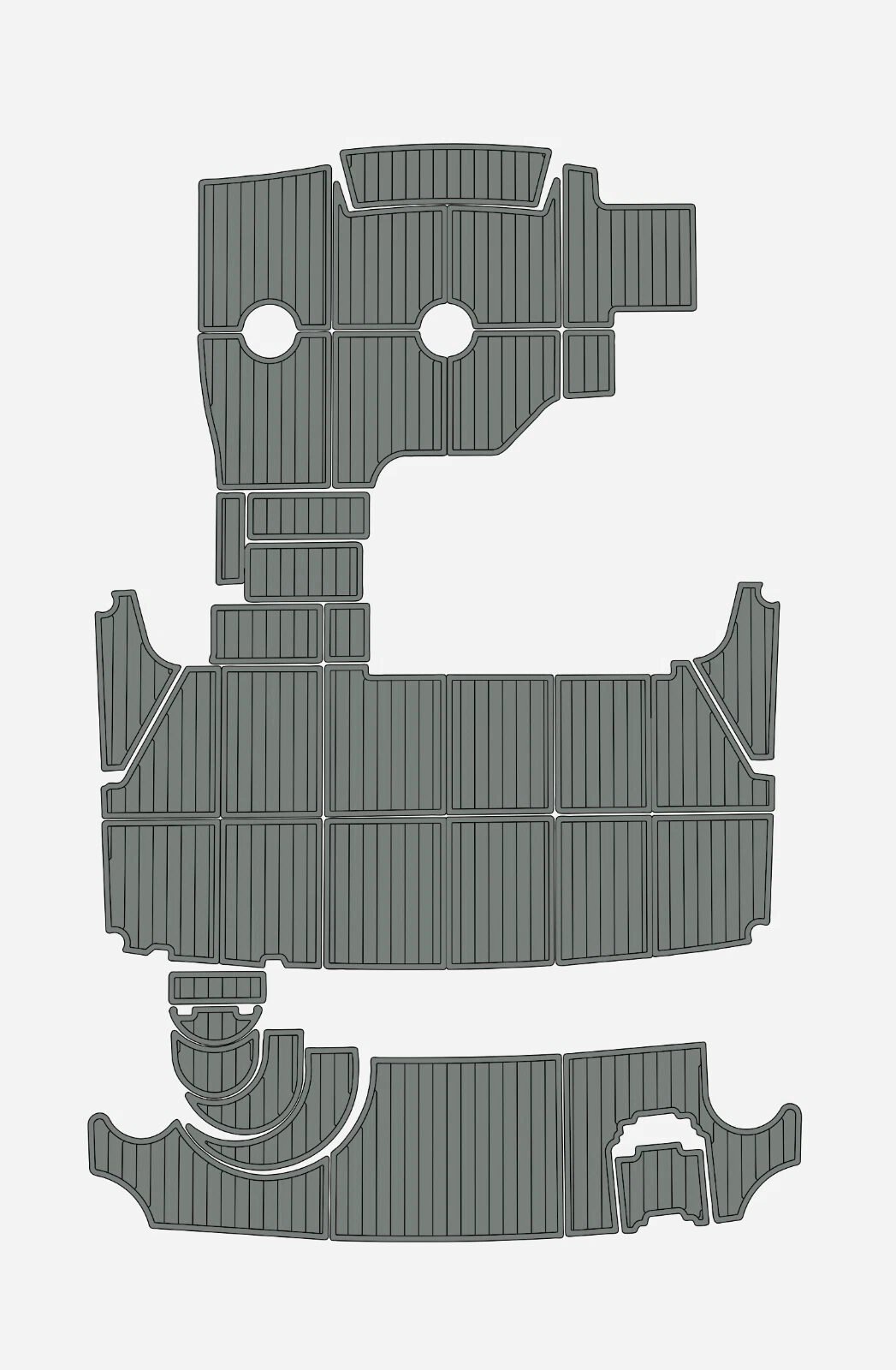 1 Kit EVA foam marine deck flooring 2005-2007 Carver 36