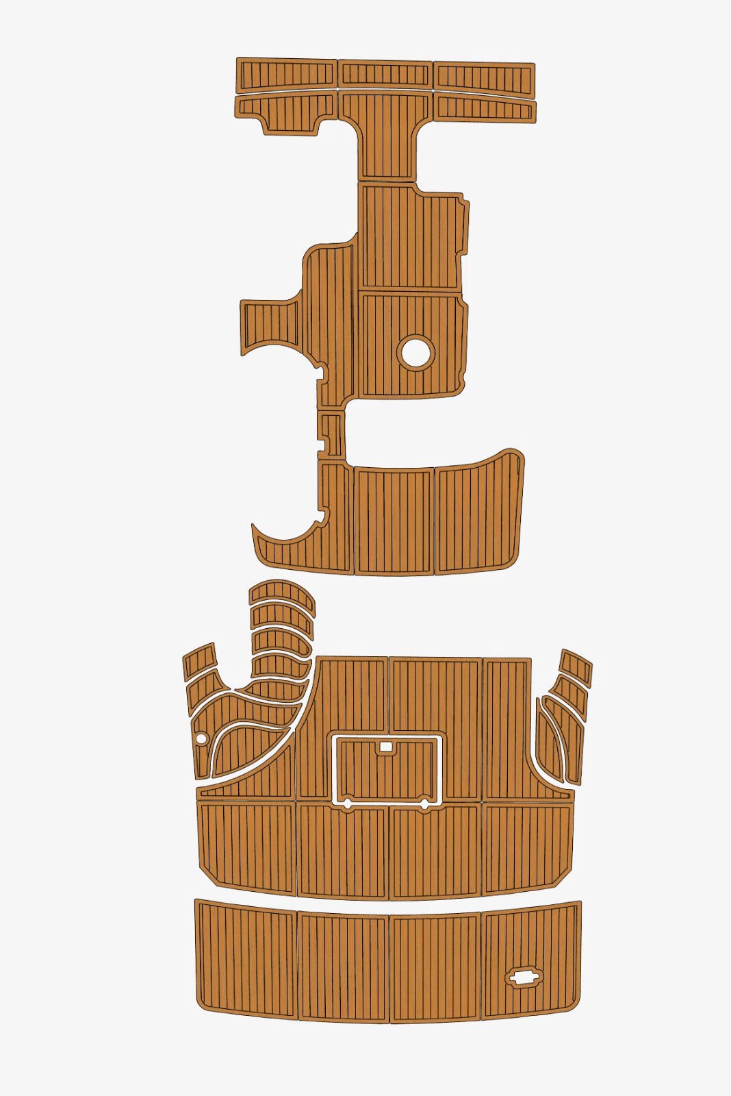 1 Kit EVA foam marine deck flooring 2006-2007 Carver 42 SS