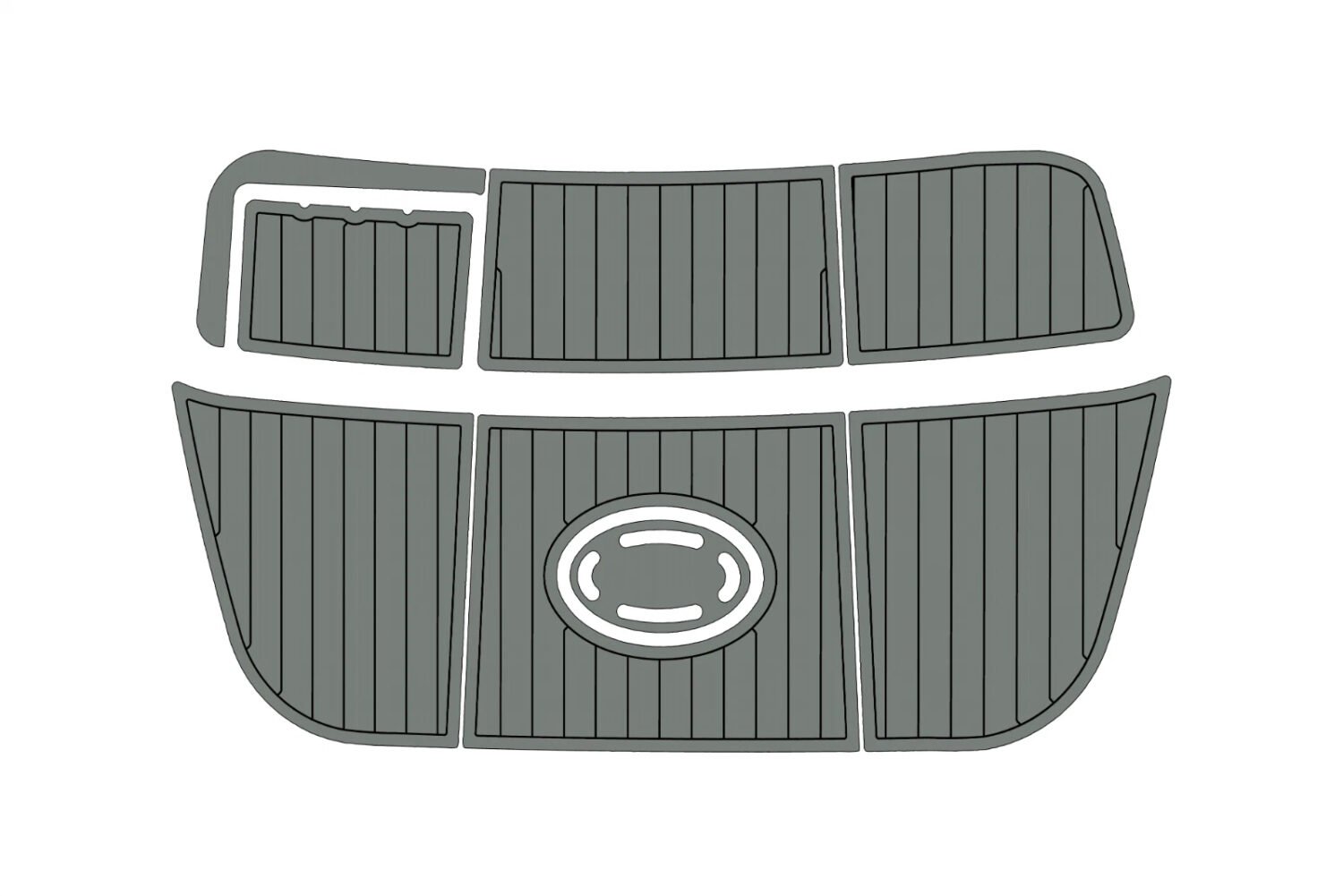 1 Kit EVA foam marine floor 1992-2006 Crownline 225 BR SP