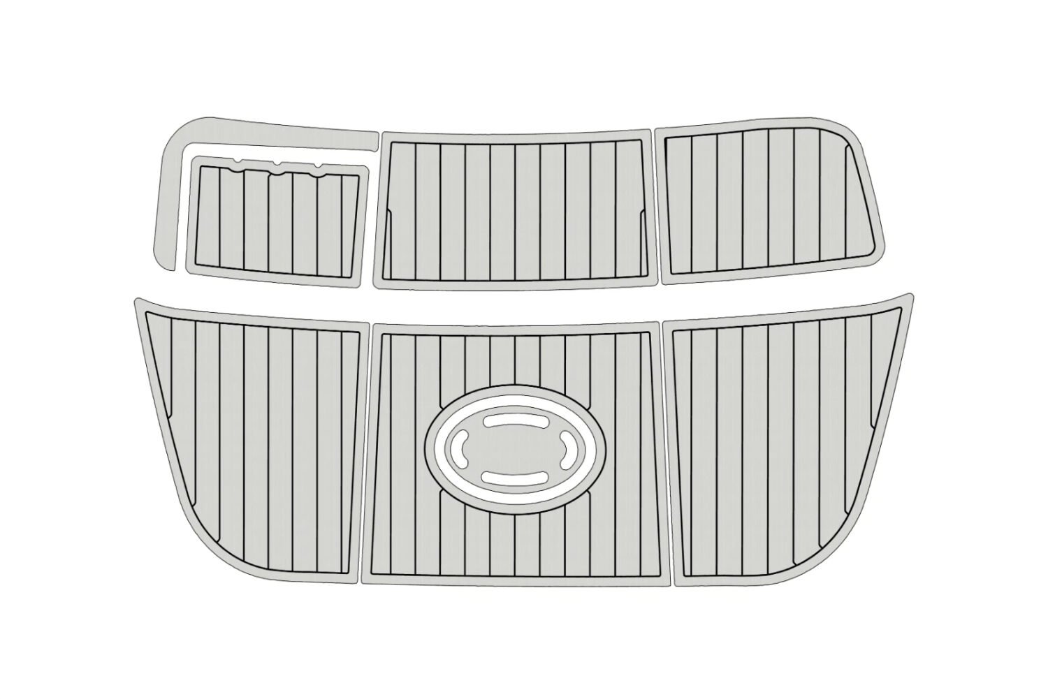 1 Kit EVA foam marine floor 1992-2006 Crownline 225 BR SP